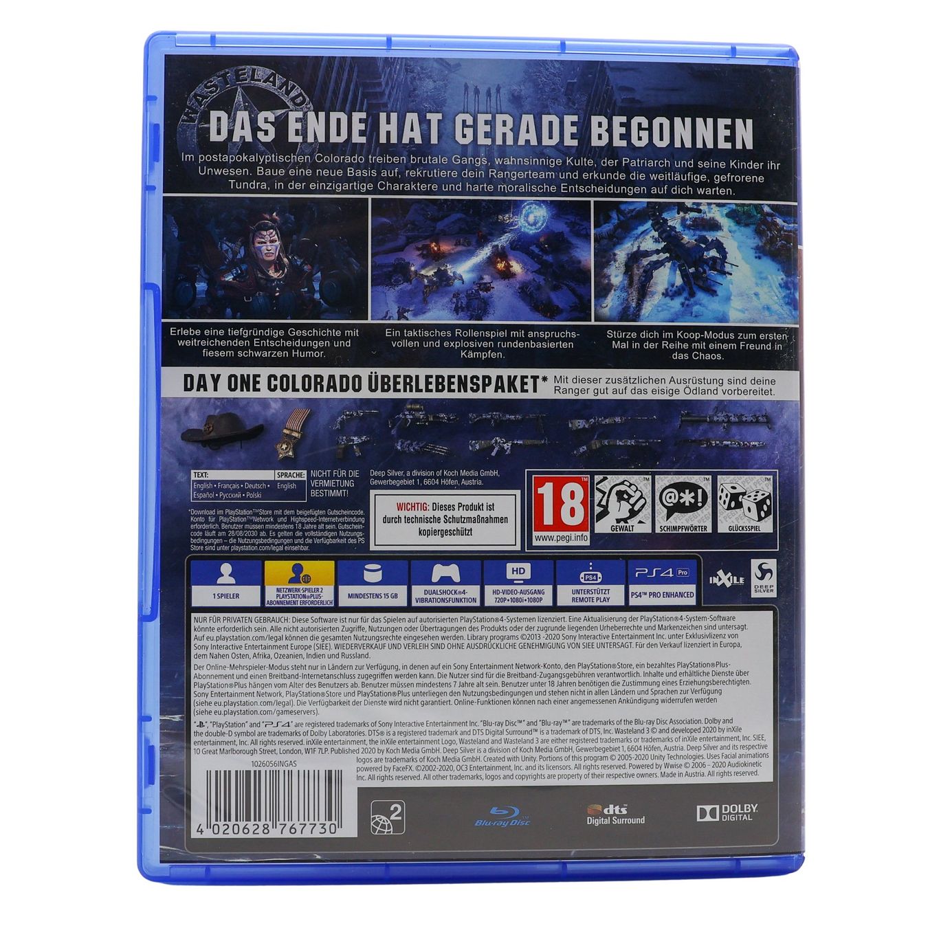 Spiele: Wasteland 3: Day One Edition - PS4 – Gebraucht aus Paudex von dindeboy 1