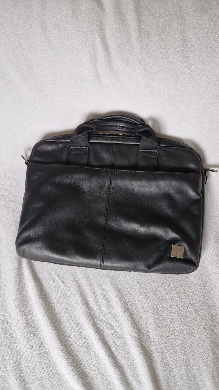 Borse: Knomo Ledertasche Herren-Handtasche – Usato da Hochfelden venduto da Hueppi