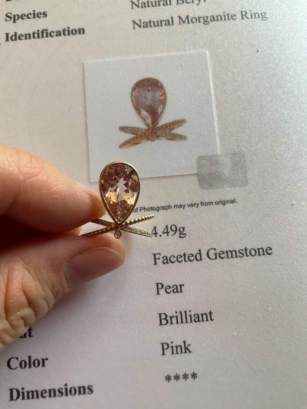 Anelli: Goldring Morganit 3.65ct Diamanten – Nuovo (secondo la descrizione) da Bern venduto da Steinfieber 3