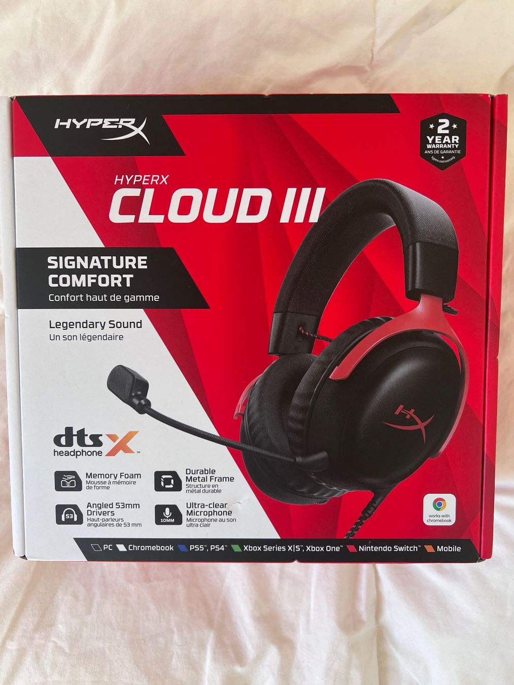 Hyperx Cuffie: HyperX Cloud III Gaming-Headset in Top Zustand! – Usato da Basel venduto da ara_rf7v