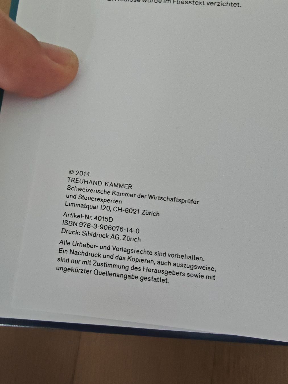 Libri: Schweizer Handbuch der Wirtschaftsprüfung - Buchführung – Nuovo (secondo la descrizione) da Bern venduto da lin_hgy5 1
