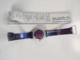 Montre Swatch GK325 « Pure Purple » "BE MY NIGHTLIFE"