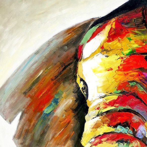 Reproduktionen & Neuware: Modern Art - Afrika Safari Elefant – Neu (gemäss Beschreibung) aus Larnaca von KunstDepot24 1