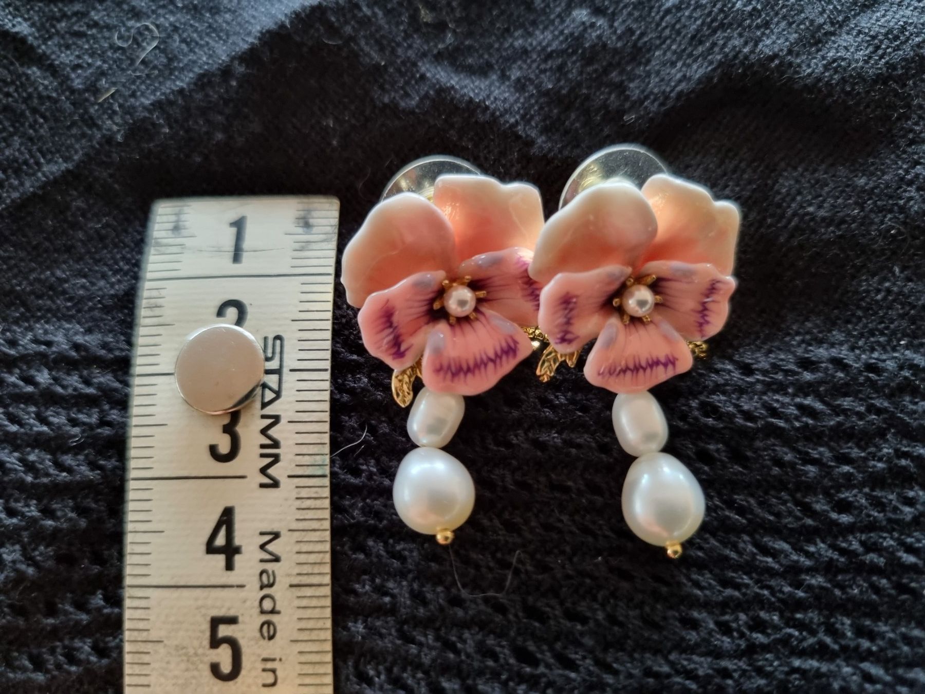 Orecchini pendenti & Orecchini a lobo: Modeschmuck - süsse Blumen-Ohrstecker – Nuovo (secondo la descrizione) da Ueberstorf venduto da andreabruegger 3