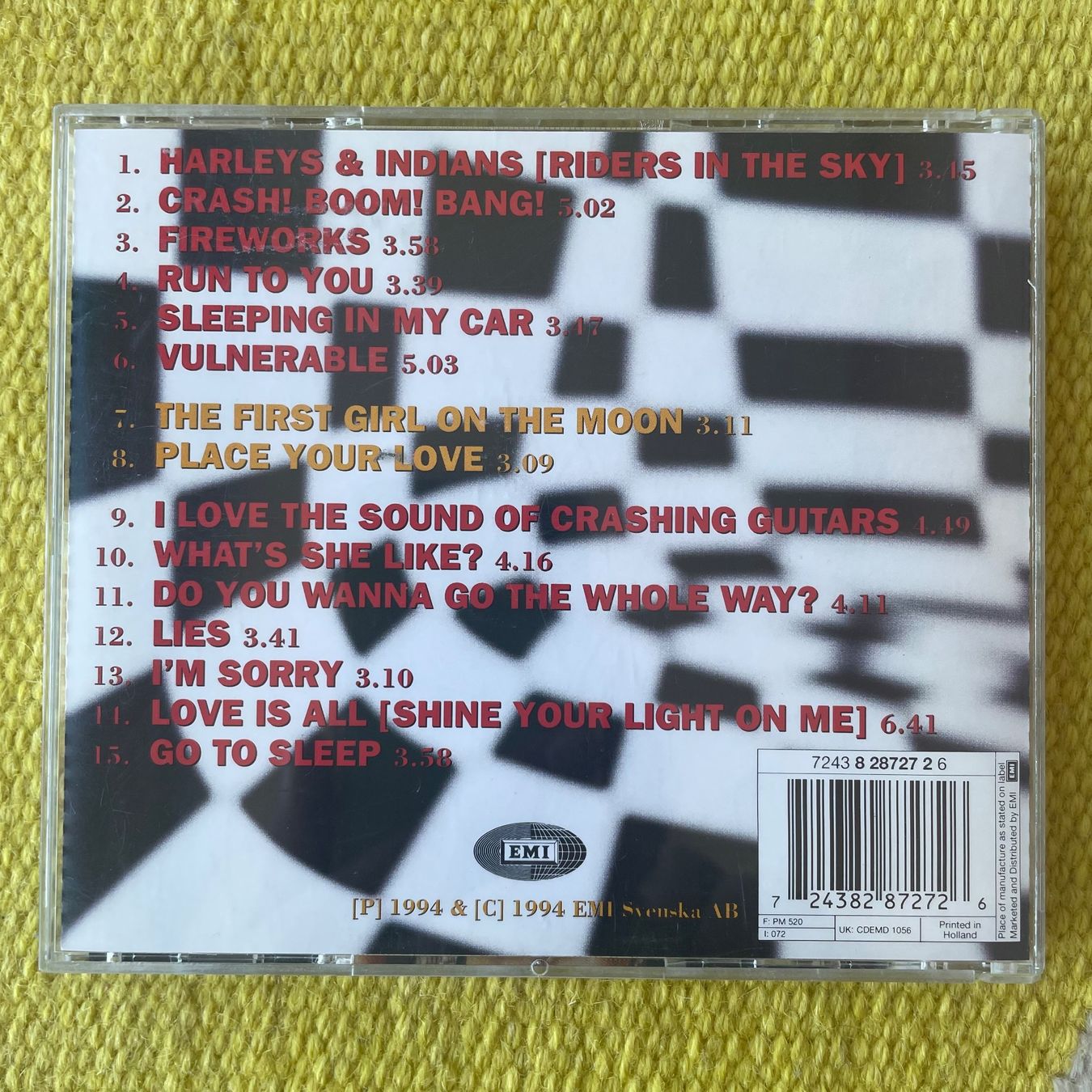 CD: ROXETTE-CRASH!BOOM!BANG! – Usato da Rorschacherberg venduto da CD-Roli 1