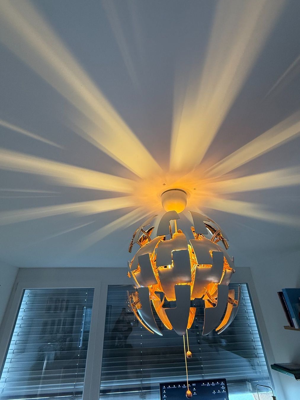 Lampade: Vintage Lampe PLANET SILBER NYBO – Usato da Buchs AG venduto da NovidarteAG 3