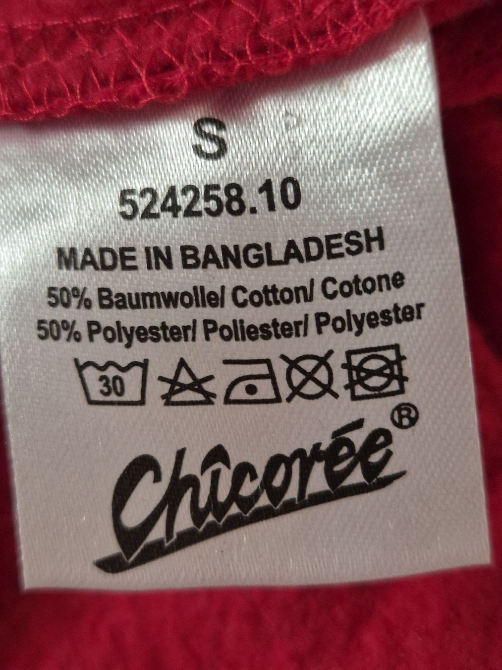 Pantalons: Jogginghose Chicoree rot Grösse S guter Zustand – D'occasion à Basel par Deine-Ecke 2