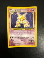 Pokémon Karte Simsala 1/102 Basis Set - Holo