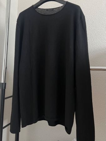 Phil Petter Herren Pullover XXL – 100% Merinowolle – Schwarz