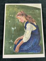 Ferd. Hodler Ansichtskarte Kniendes Mädchen 