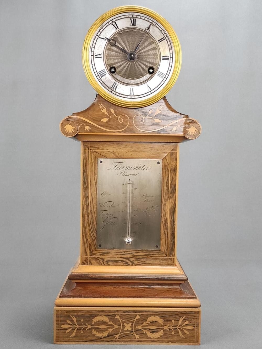 Orologi da terra & Orologi da parete: Table clock/fireplace clock with thermometer "Reamur" 🍃 – Usato da Morges venduto da 4WLS
