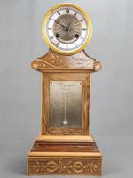 Table clock/fireplace clock with thermometer "Reamur" 🍃