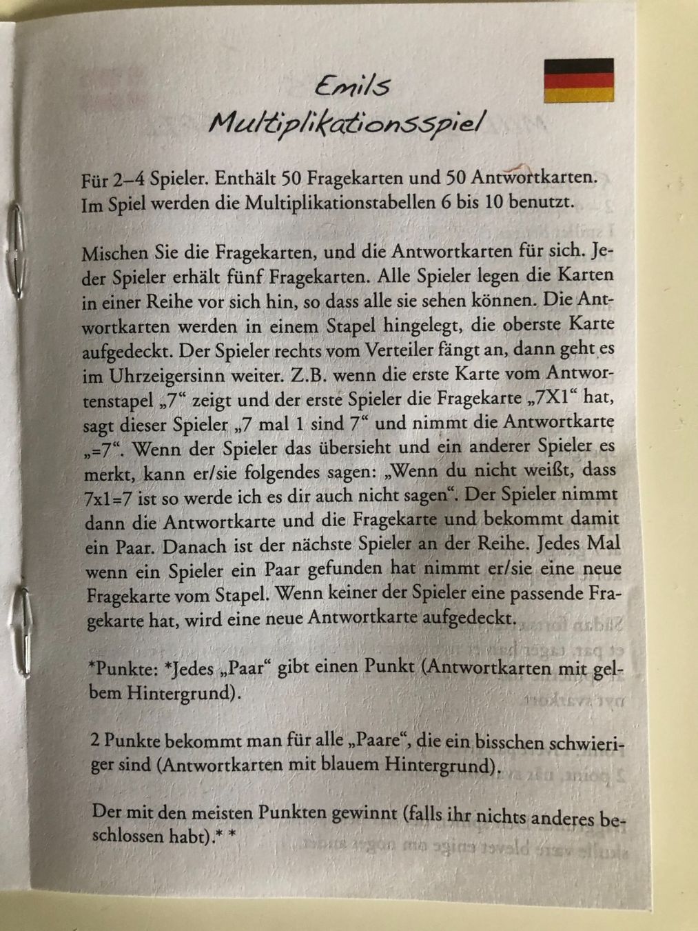 Spiele: Emils Multiplikationsspiel – Gebraucht aus Bassersdorf von sammelfloh 8