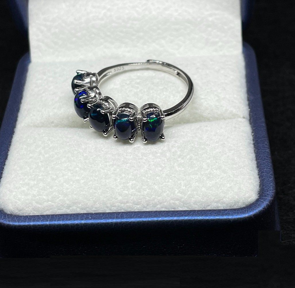 Ringe: Australischer Opal Ring, Silber Gr. 56, verstellbar – Neu (gemäss Beschreibung) aus Thun von Creative-Art-Tess 5