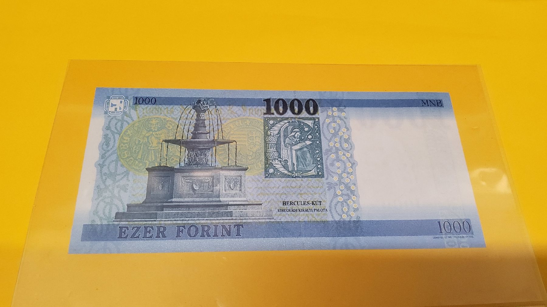 Banknoten: Ungarische 1000 Forint Banknote 2017  NEU – Neu und originalverpackt aus Herisau von Nluanalucas 1