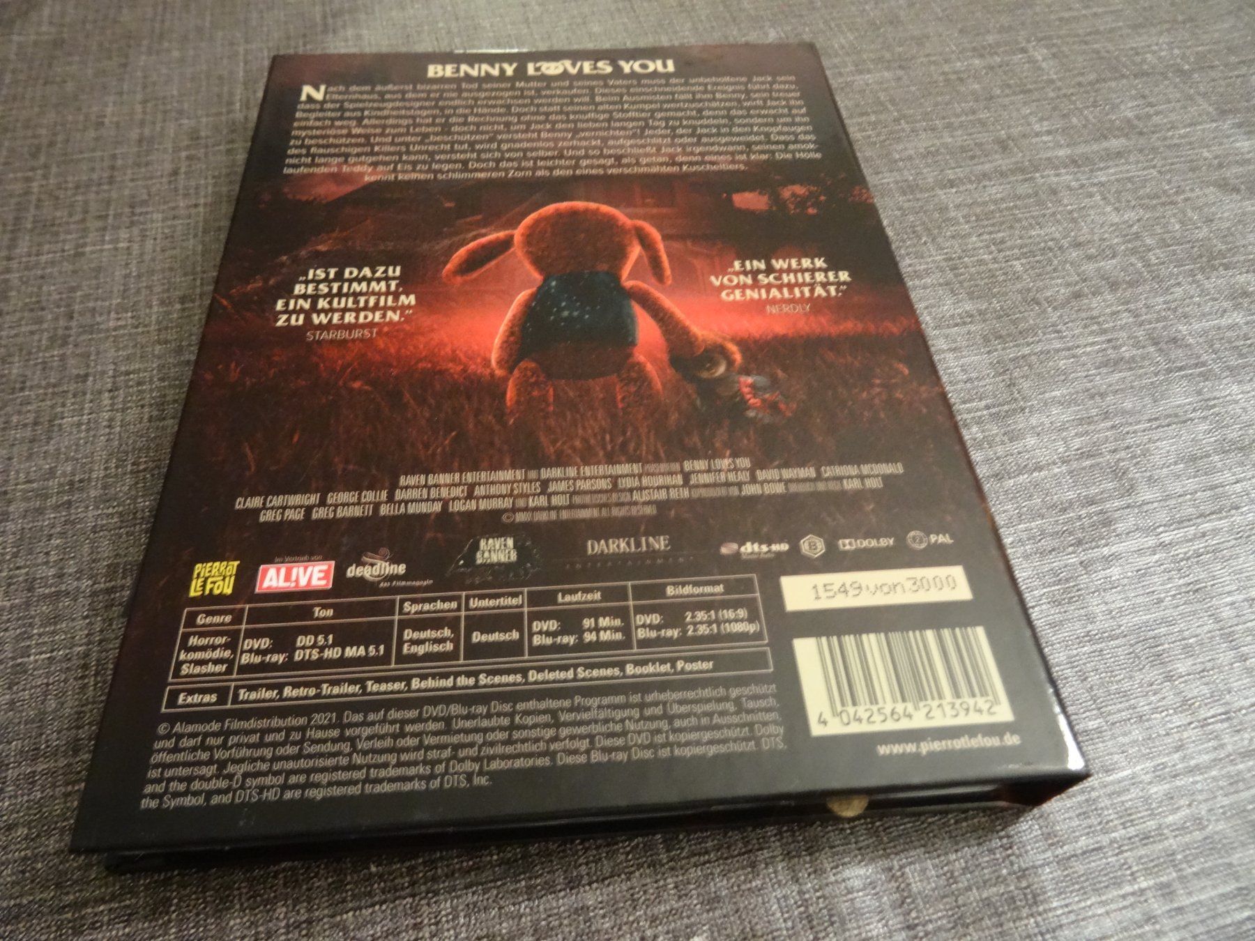 Alle DVDs: MEDIABOOK Benny Loves You BLU-RAY / DVD – Gebraucht aus Olten von Disc-Verkauf 3