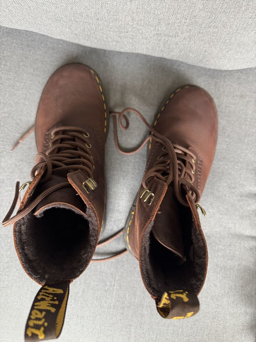 Dr. Martens Damenschuhe: Dr.Martens Boots Leder Braun – Neu (gemäss Beschreibung) aus Fällanden von Caramel7 4