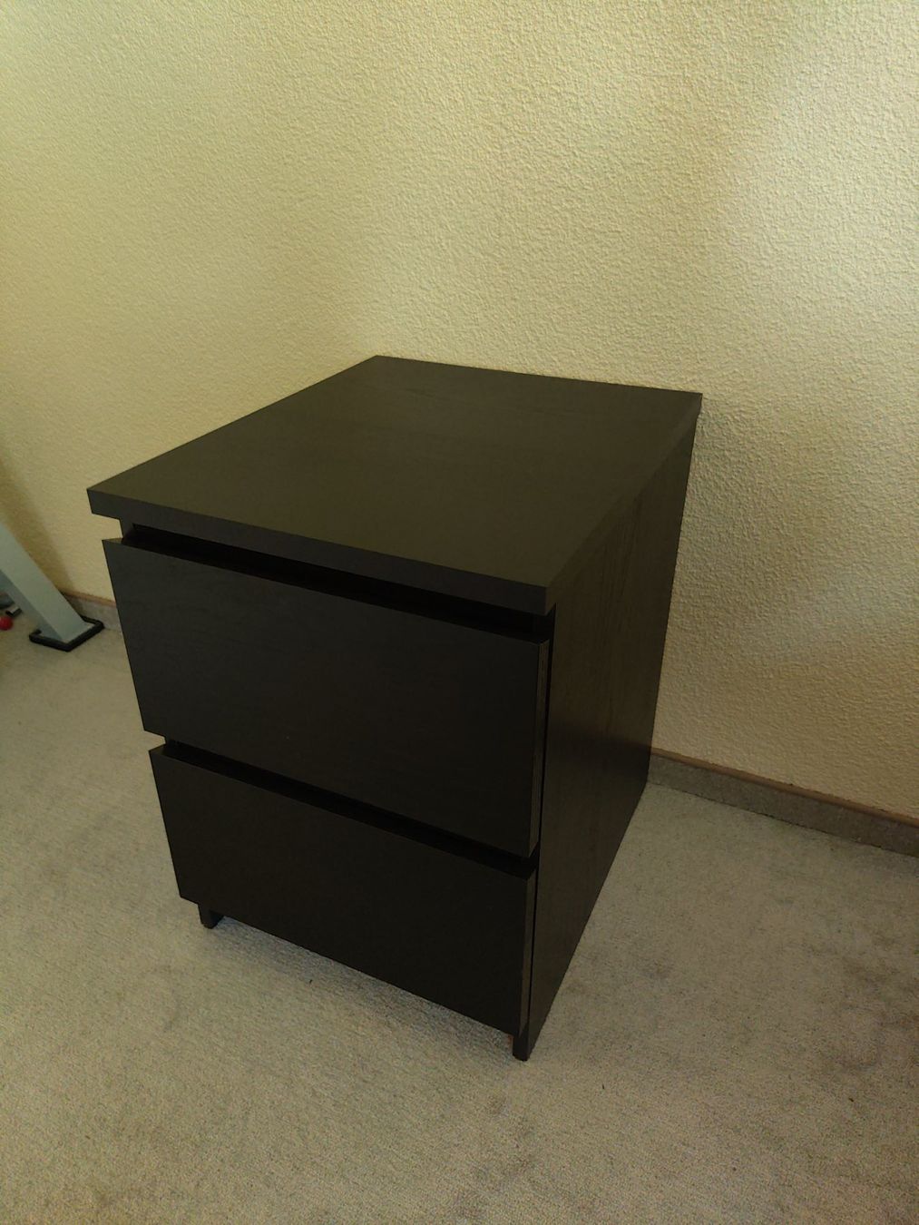 Ikea Cassettiere: Kommode mit 2 Schubladen, Schwarz – Usato da Adligenswil venduto da basdas