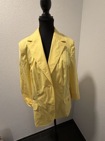 Frank Walder Sommer Blazer, gelb, Gr. 44, Top Zustand
