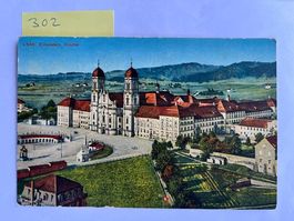 Postkarte Einsiedeln Kloster, alt