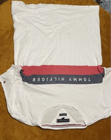 T-Shirt Tommy Hilfiger Cotone Bio M /Uomo Bianca Estiva Mode
