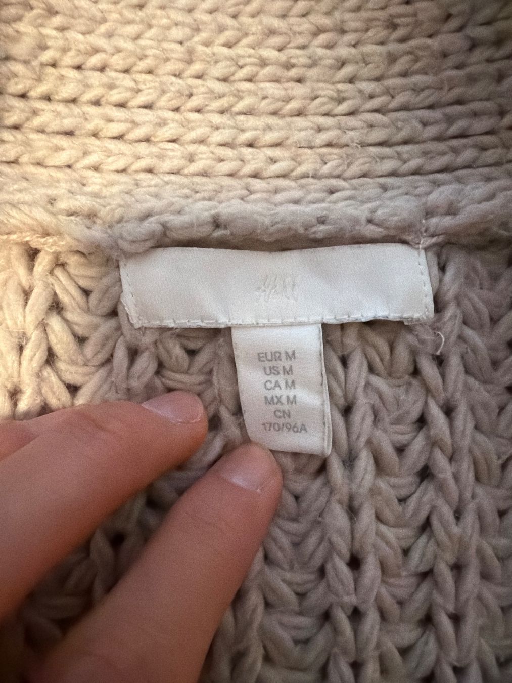 H&M Giacche: Strickjacke H&M beige Grösse M – Usato da Brunnen venduto da Moona22 1