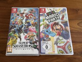 Nintendo SWITCH - Super Mario Party & Super Smash Bros