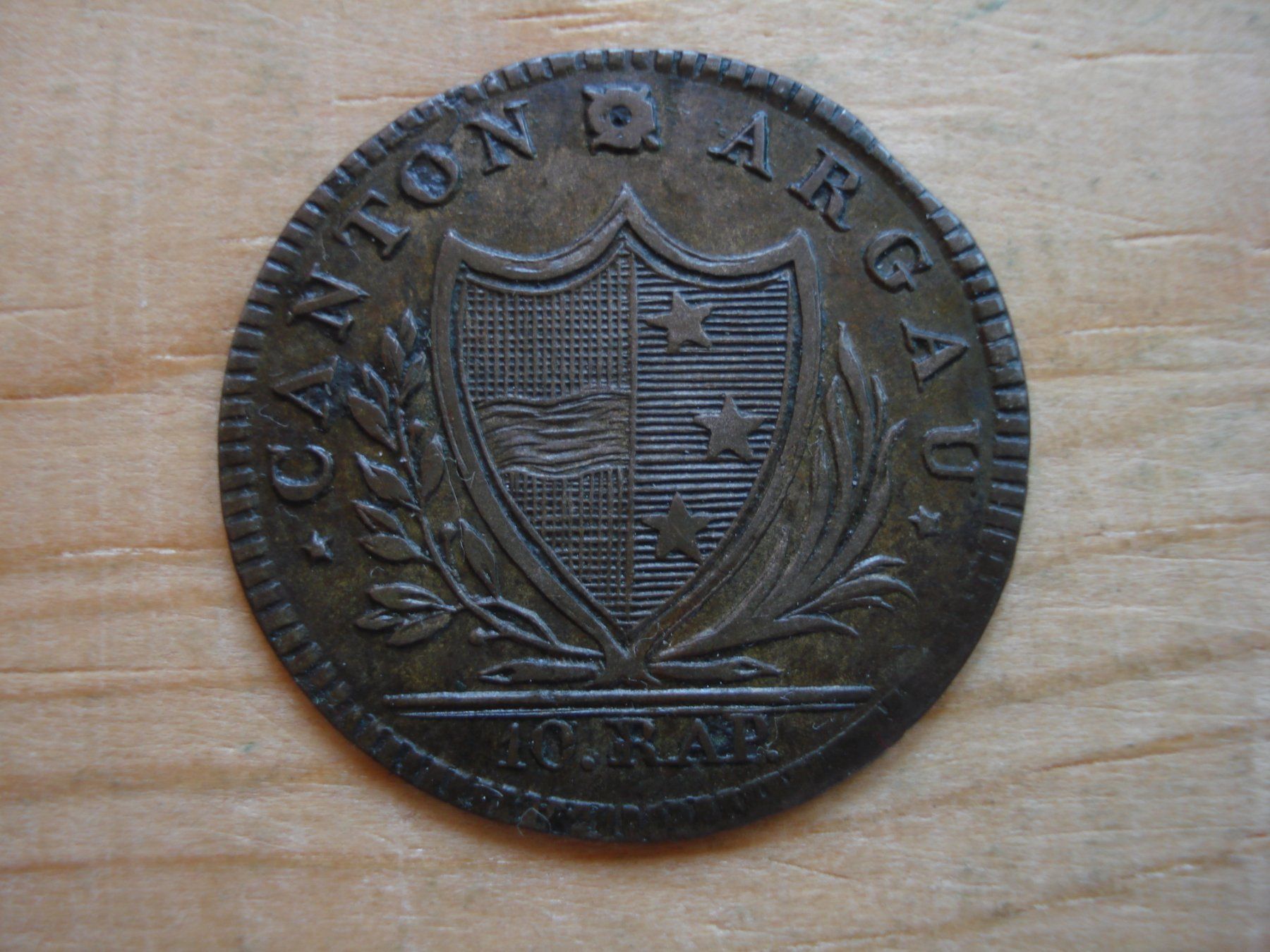 Tutti le monete: (P2) Aargau 1 Batzen 1809 – Usato da Erlach venduto da Net-Coins