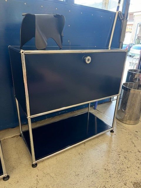 USM Haller Beistellschrank stahlblau (Gebraucht) in Zollikofen für CHF ...