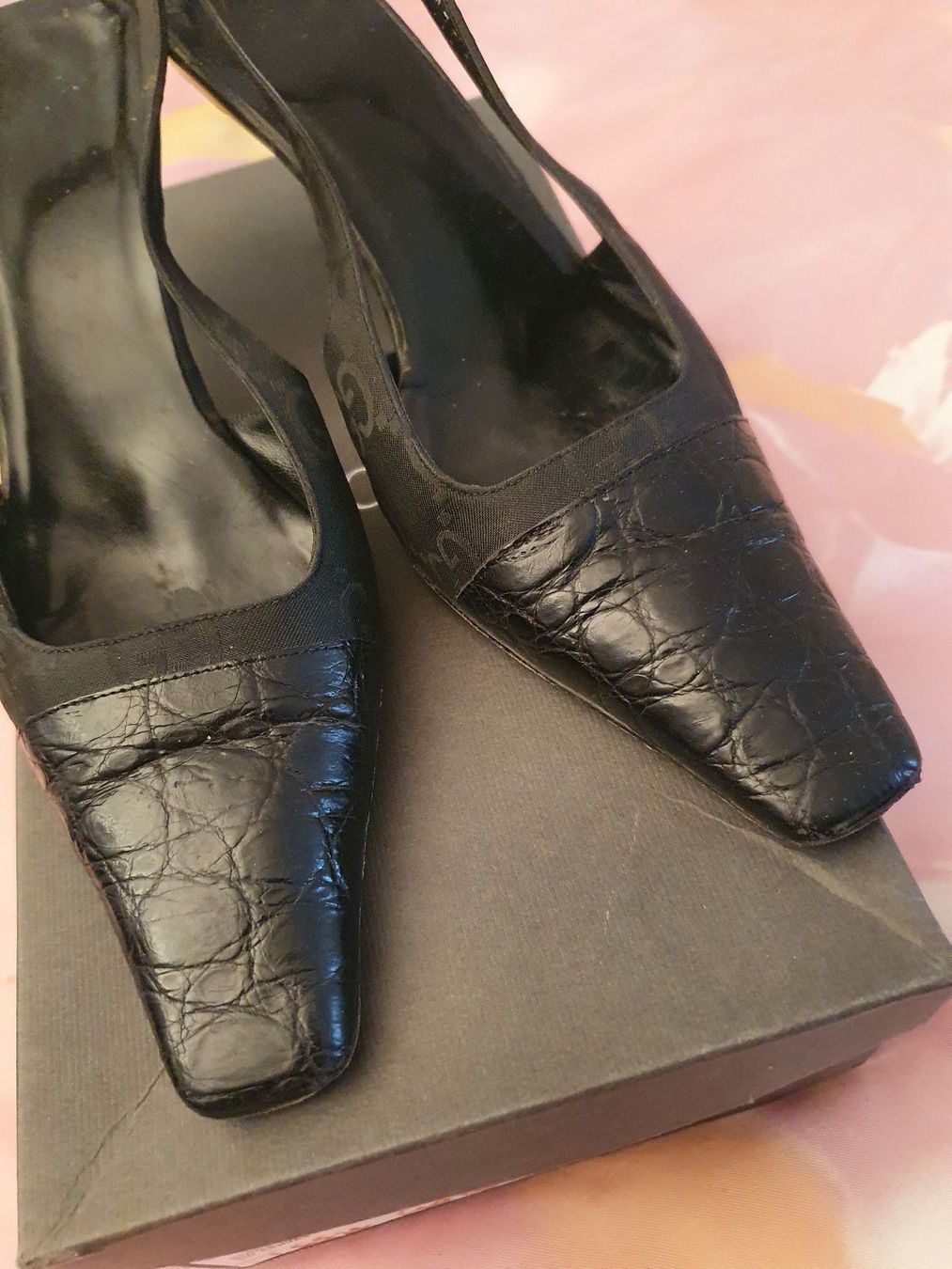 Gucci Scarpe da donna: Slingback nere GUCCI tg 37.5 – Usato da Chiasso venduto da Ann58 3