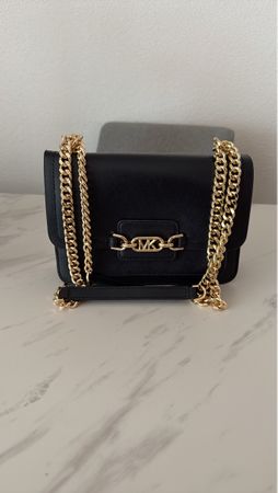 Michael Kors Handtasche schwarz goldfarbene Kette