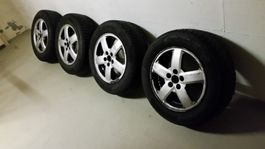 Alufelgen Skoda VW Audi 6 x 15 ET38 5x100 Winterreifen