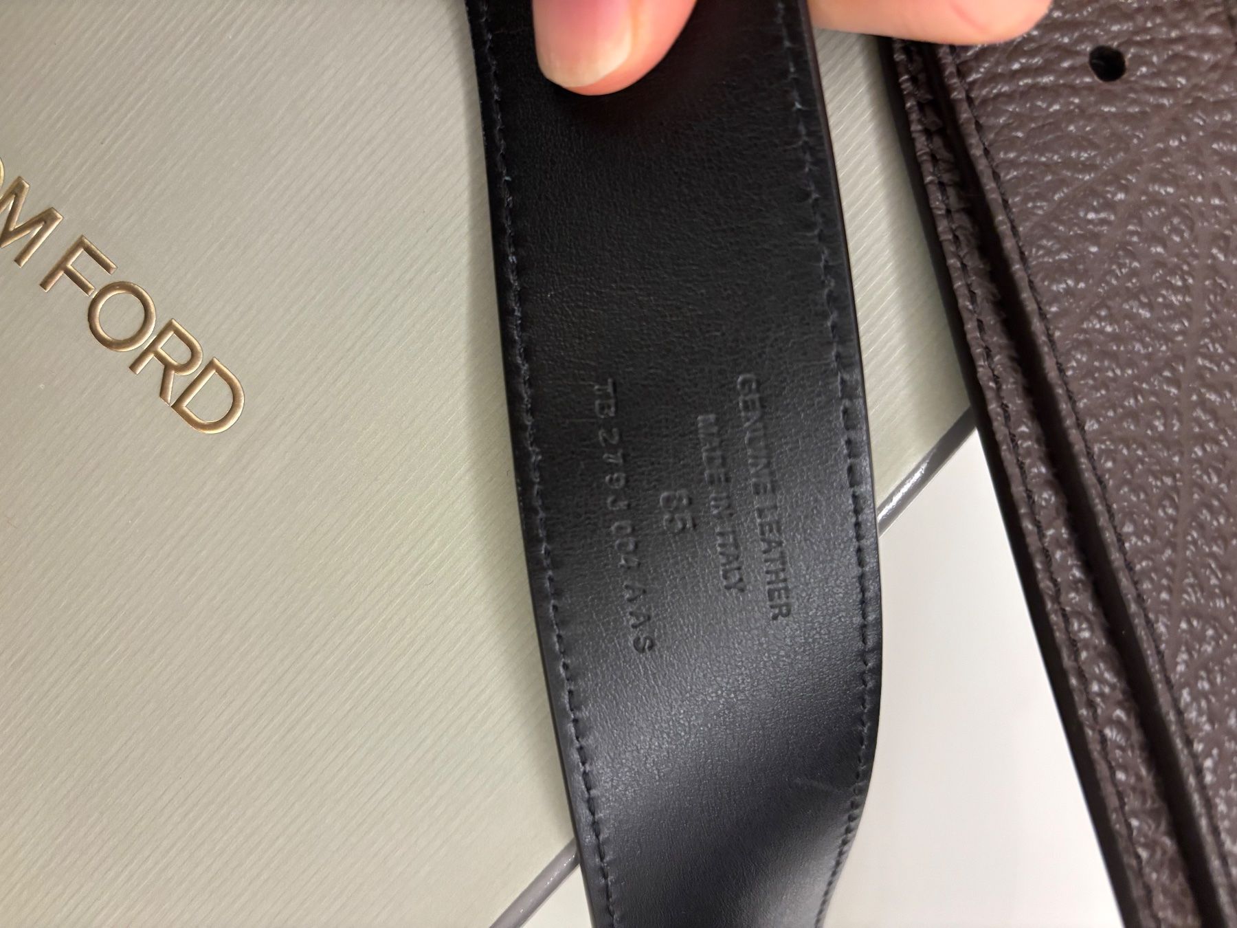 Gürtel: TOM FORD Ledergürtel (85cm) – Gebraucht aus Zürich von Falconking 3