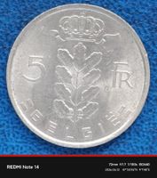 BELGIEN - BÉLGICA - 5 FRANKEN / FRANCOS 1975 - EXZELLENT/UNZ