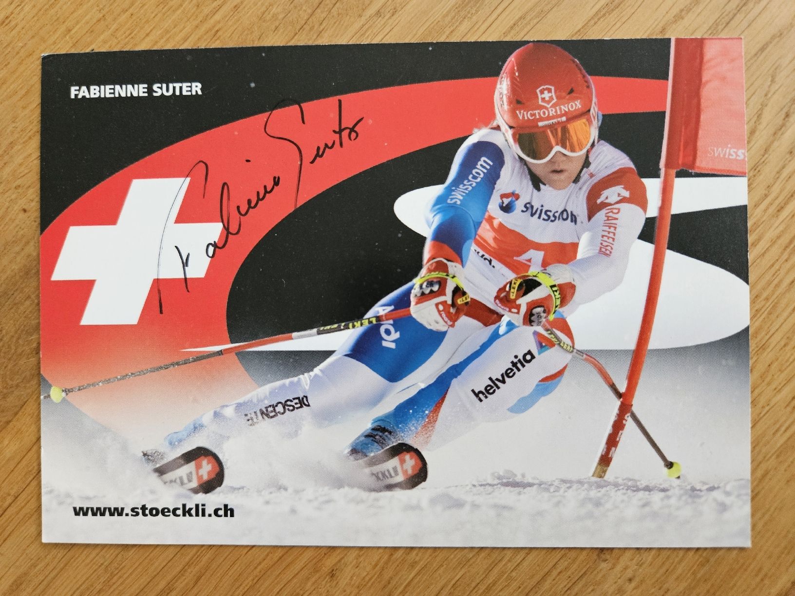 Autografi: handsigierte Fabienne Suter Autogrammkarte – Nuovo (secondo la descrizione) da Azmoos venduto da agt_gjj8