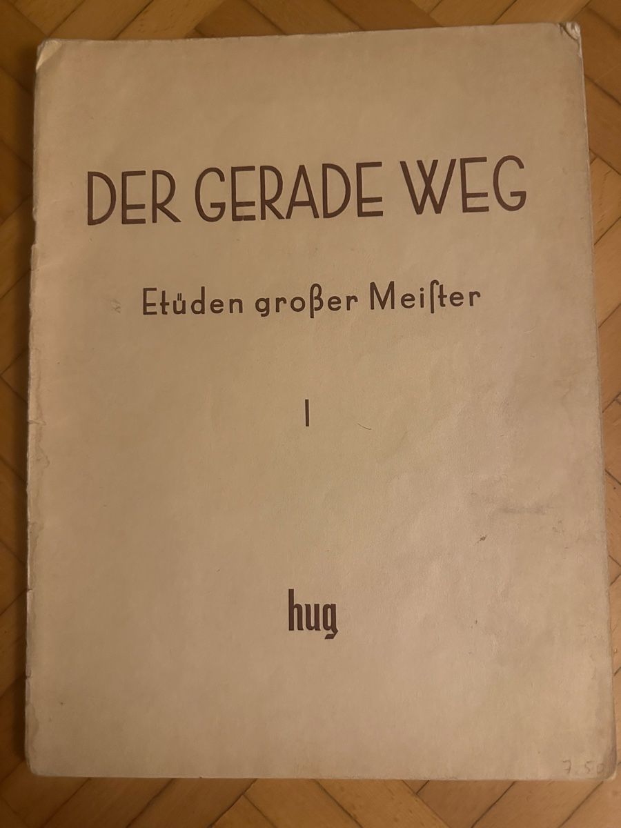 Libri: Etuden -  DER GERADE WEG  – Usato da Urdorf venduto da robobespannung