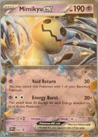 Pokemon Mimikyu EX JUMBO Karte EN
