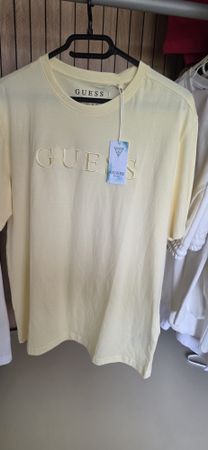 orginale Guess T-Shirt Grösse M Hellgelb für Sommer