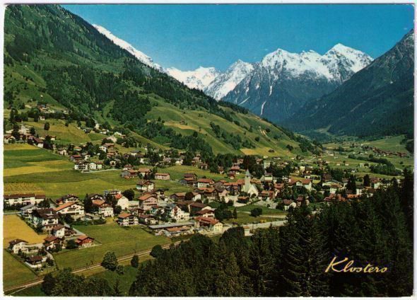 Cartoline postali: Klosters mit Silvrettagruppe – Usato da Binningen venduto da Mountainrider