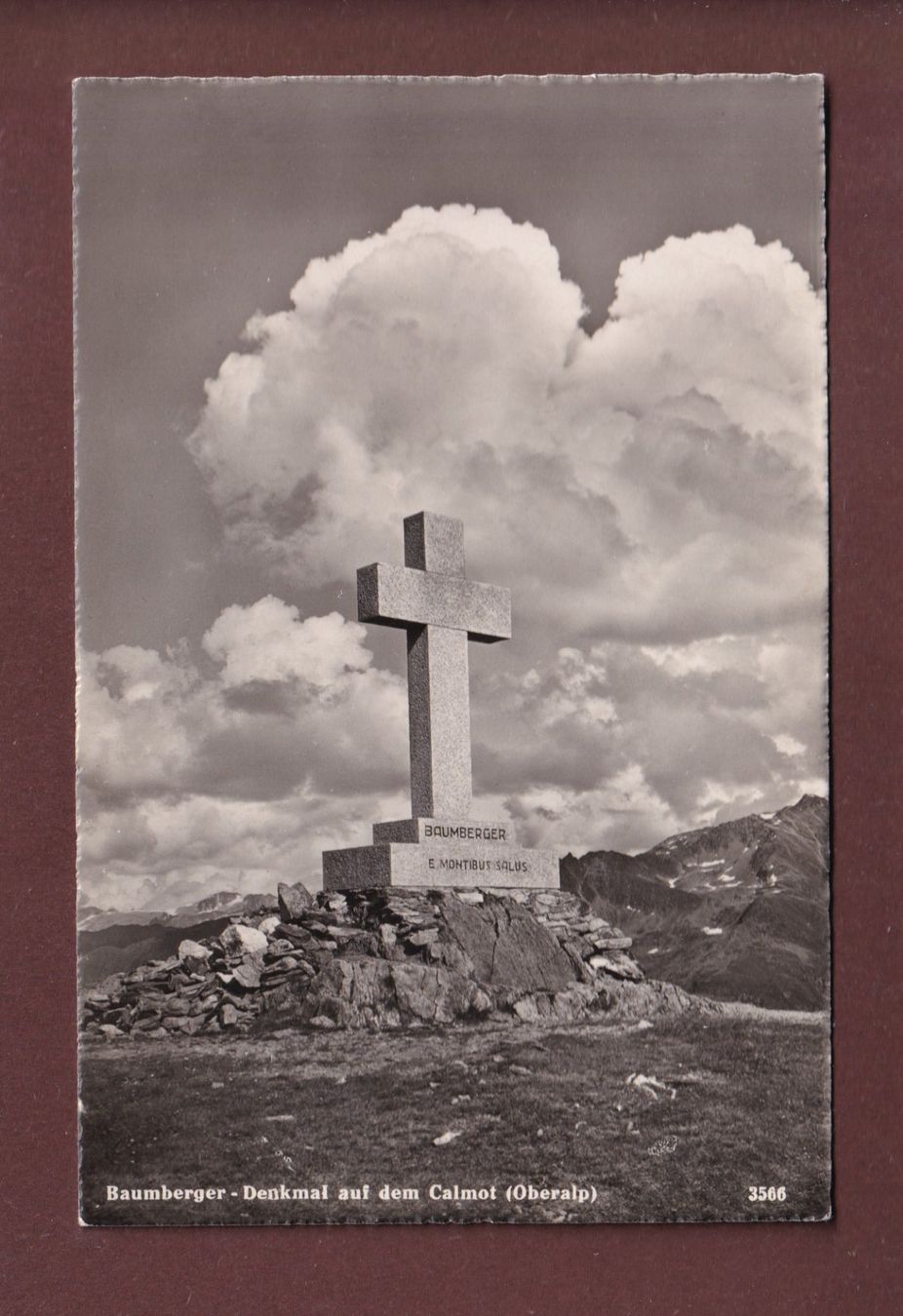 Cartoline postali: CALMOT - Baumberger-Denkmal – Usato da Pully venduto da nicecards