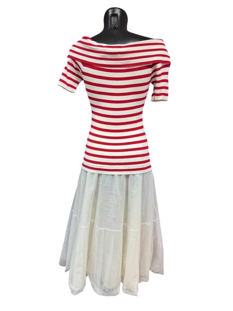 Vestiti: P.A.R.O.S.H. Kleid, rot-weiss gestreift Gr. S – Usato da Zürich venduto da Finesse54 2