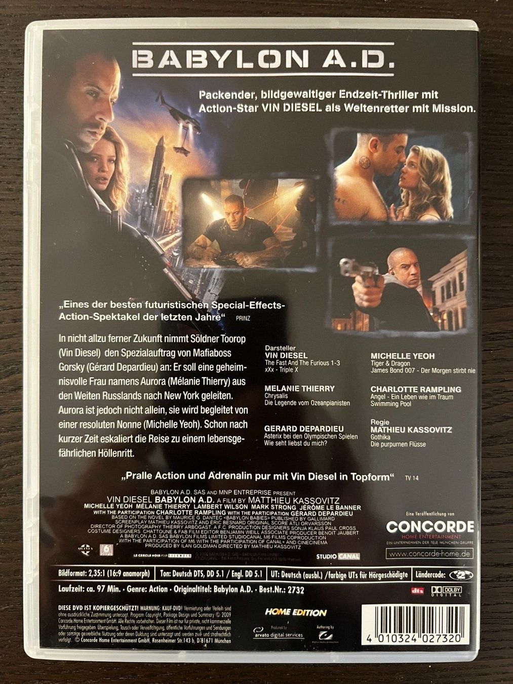 Alle DVDs: Babylon A. D. – Gebraucht aus Zürich von FilmFreunde 1
