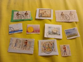 Lot timbres Portugal navires et personnages