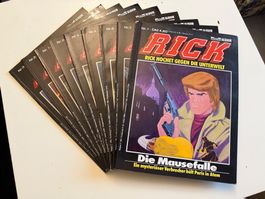 Rarität 9er Serie RICK HOCHET BAND 1-9