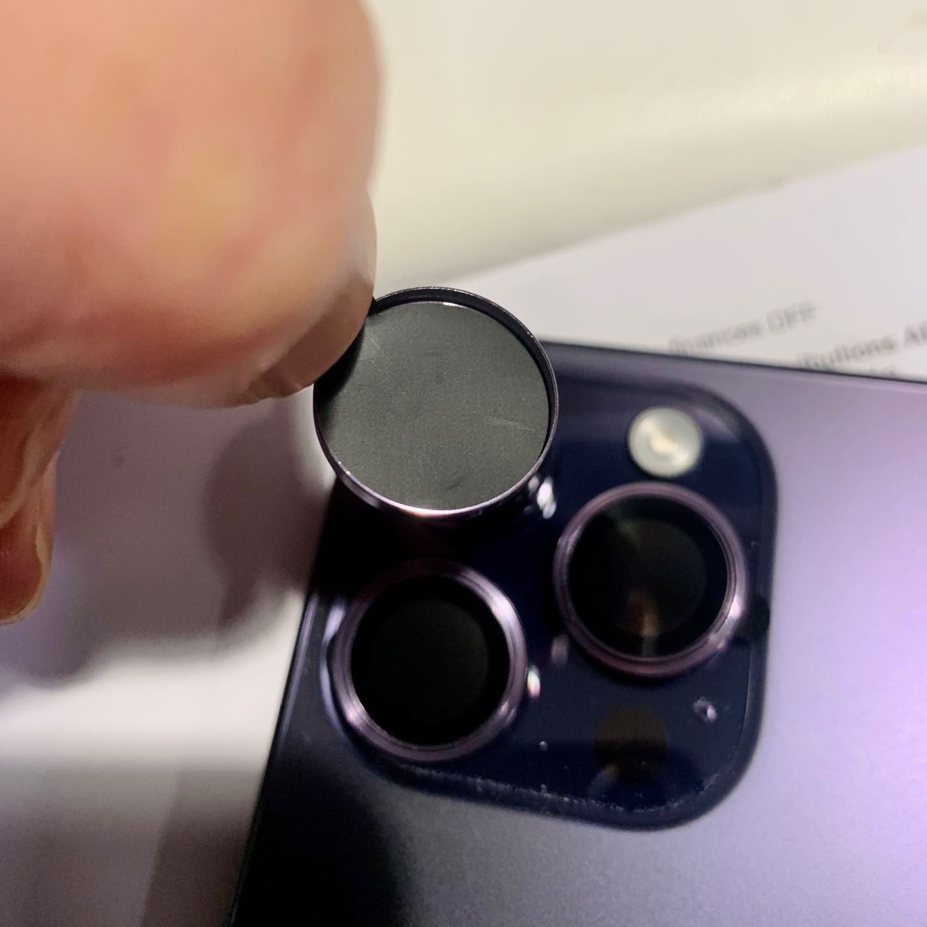 Cover & Protezioni schermo: Kit protection caméra arrière iphone 14 pro Max/14pro – Nuovo e nell'imballaggio originale da Morges venduto da DigiAC 5