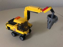 Lego City Baustellenfahrzeug Grubenbagger mit Bohrer