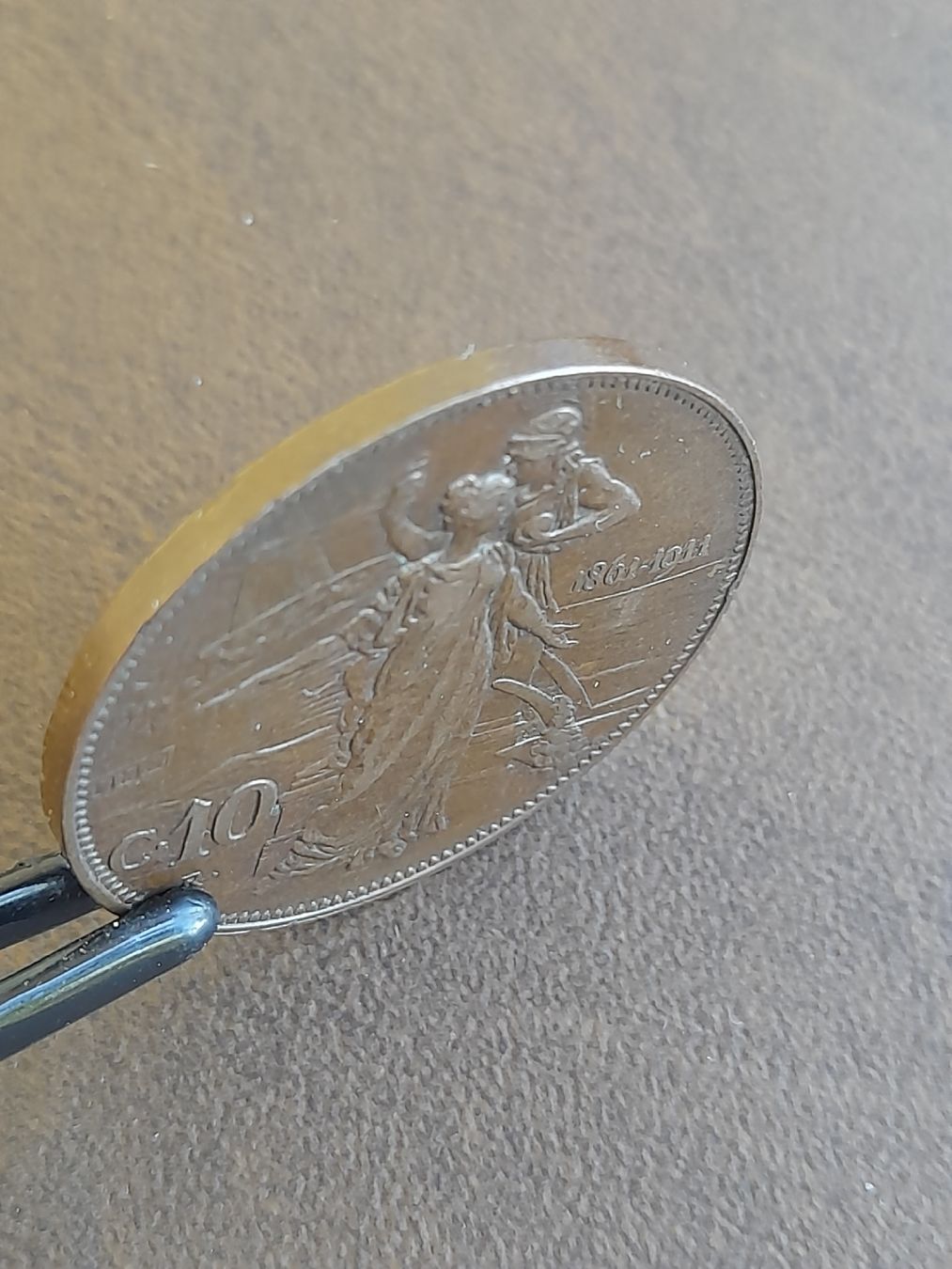 Tutti le monete: 10 Centesimi 1911 Roma Italien  – Usato da Basel venduto da Basel_20 2