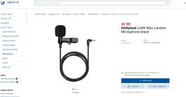 Microphone cravate Hollyland LARK Max lavalier microphone