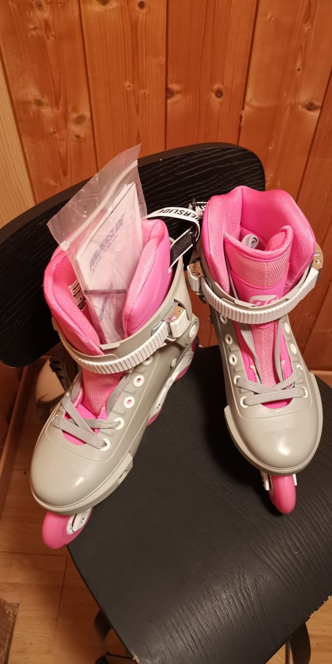 Pattini in linea & Pattini a rotelle: unbenutzte Powerslide Next Skates 39/40 – Nuovo (secondo la descrizione) da Finsterwald LU venduto da zabryna 1