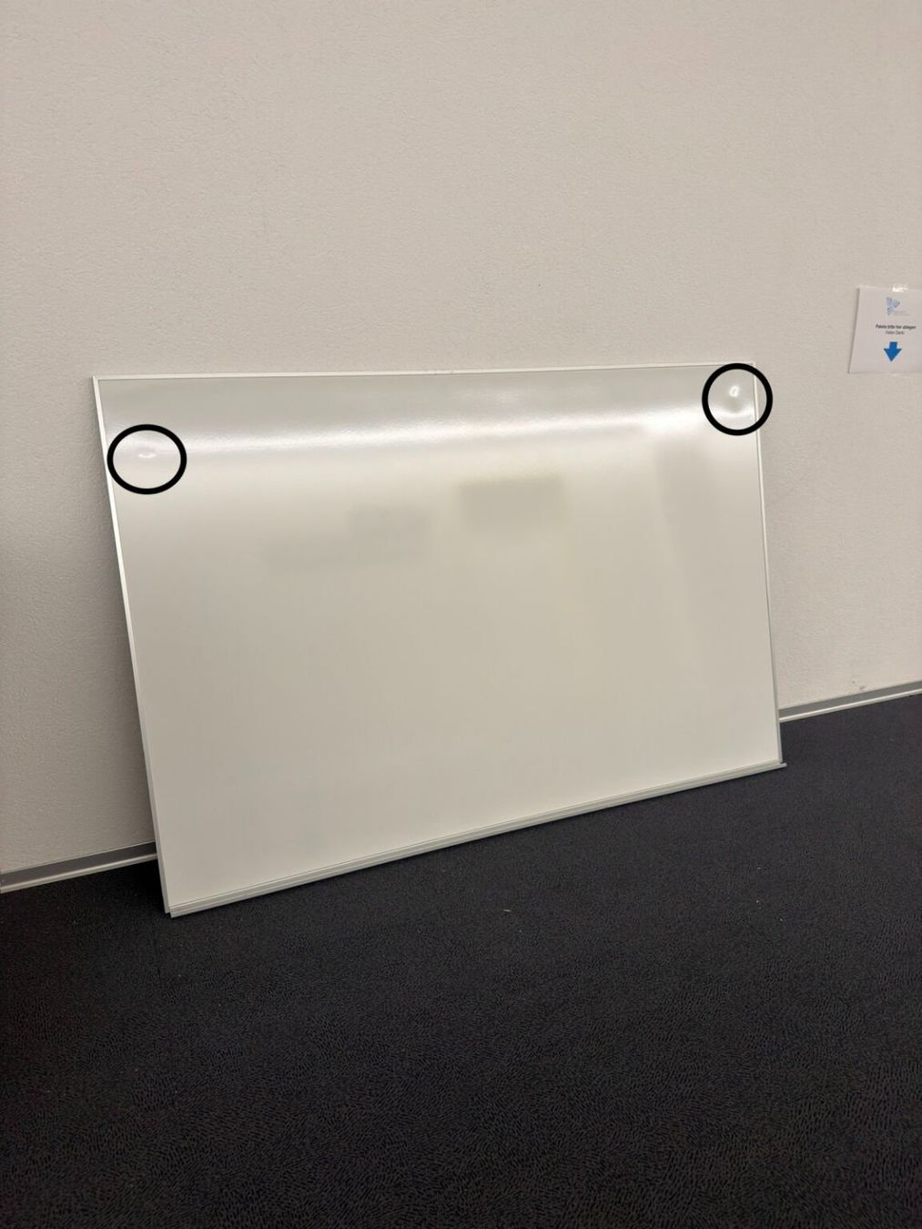 Lavagne: Whiteboard mit Alu Rahmen 1500 auf 1000 – Usato da Sins venduto da secureAir 3